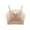 Beige, variant on Lace Bralette Women Lace Cami Crop Tops Tank Top Lace Half Camisole Bra Adjustable Spaghetti Strap Crop Top Sleeveless Backless Slim Fit Camisole Built in Bra Ladies