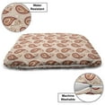 thumbnail image 3 of Paisley Pet Bed, Contemporary Illustration of Persian Style Paisley and Patterns Print, Resistant Pad for Dogs and Cats Cushion with Removable Cover, 24" x 39", Pale Orange Pale Peach, by Ambesonne, 3 of 4