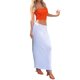 thumbnail image 3 of VISgogo, vestido ajustado informal para mujer, falda/vestido de punto de algodón de vacaciones de Color sólido, ropa de hogar para mujer VISgogo moda, 3 of 9