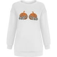 thumbnail image 4 of Sweatshirt pour Femmes, Pull Squelette Citrouille Mains Seins pour Halloween, 4 of 5
