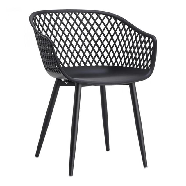 Moe's Home Collection Chaise d'Extérieur Piazza Noire - Ensemble de Deux