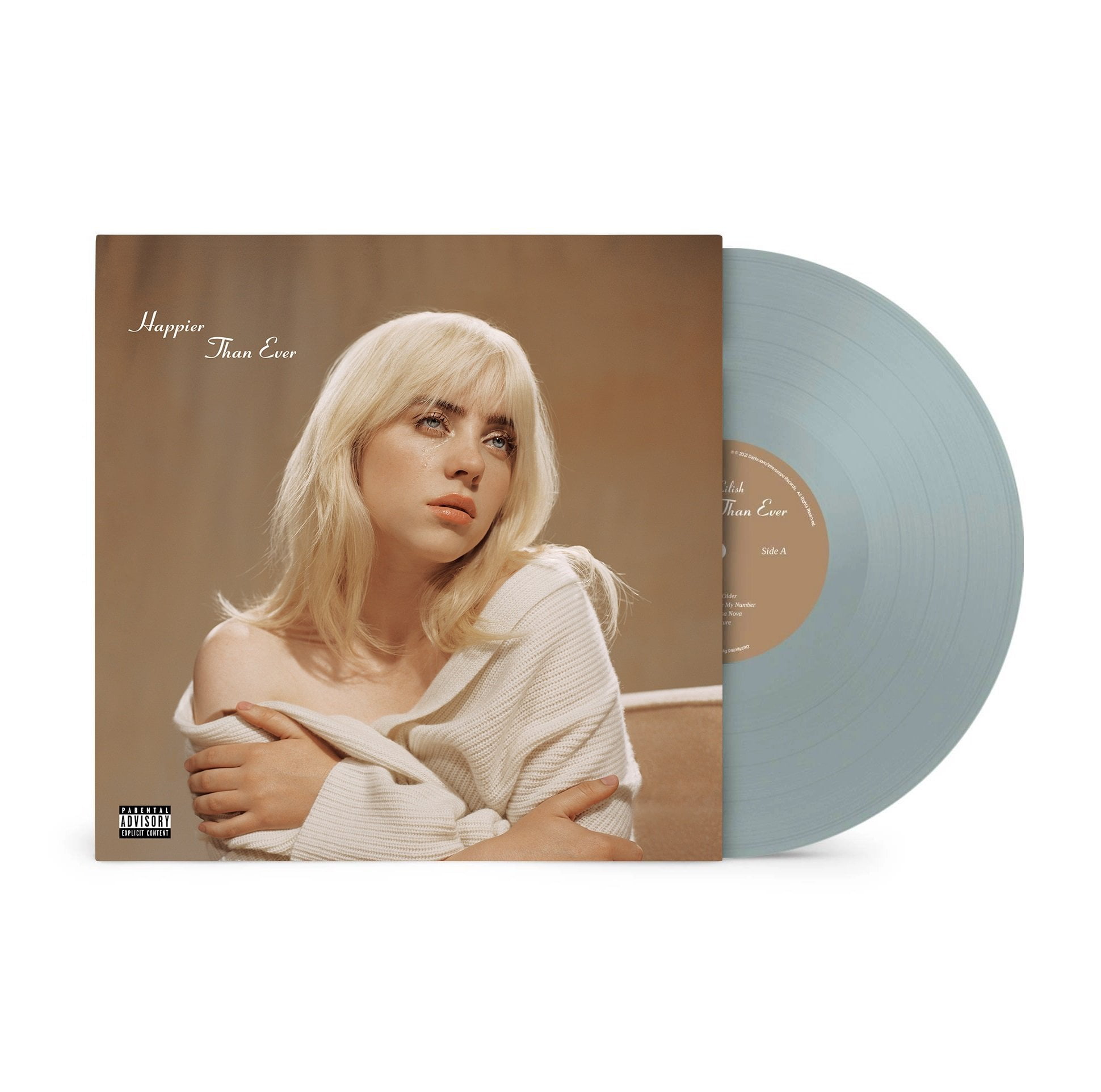 Billie Eilish Happier Than Ever Limited Edition Light Blue Vinyl LP