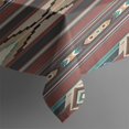 thumbnail image 3 of Brown Geometric Triangle Diamond Pattern Rectangle Tablecloth 60"x102",Waterproof Polyester Rectangle Table Cloth, Wipeable Spillproof Polyester Tablecloth for Dining, Camping, Indoor and Outdoor, 3 of 6