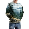 thumbnail image 5 of Nature Forest 3D Print Hoodie Men Women Autumn Thin Pullover Sweatshirt Vintage Streetwear Tops, 5 of 6