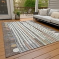 thumbnail image 4 of Dalyn Rugs Machine Washable Indoor/Outdoor Chantille ACN2189 Brown 5' x 7'6" Rug, 4 of 9