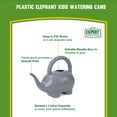thumbnail image 5 of Expert Gardener Gray Plastic Elephant Kids Watering Can, 5 of 7