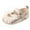 Gold, variant on MEZZALL Baby Girl Shoes Comfortable Butterfly-knot Fashion First Walkers Kids Shoes Cute Footwear, Black, 6~12 Months
