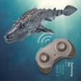 thumbnail image 4 of Remote Control Mosasaurus Water Pool Toys for Kids, RC Boat Dinosaur 1:18 High Simulation Scale Dinos, with Light & Spray Water 26-27s, 4 of 4