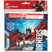 (5 pack) (5 Pack) Transformers Party Favor Treat Bags, 8ct