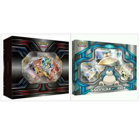 Pokemon TCG The Best of XY Premium Trainer Collection Box and Snorlax GX Collection Box Card Game Bundle, 1 of (Best Pokemon Side Games)