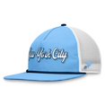 thumbnail image 3 of Men's Fanatics Light Blue/White New York City FC True Classic Golf Snapback Hat, 3 of 4
