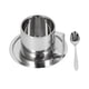 thumbnail image 5 of Taza de Café de Acero inoxidable, 3 piezas/Juego de Tazas de Café aisladas de Doble Pared Tazas de Café de Metal Tazas de Café Expreso de Acero, 5 of 7