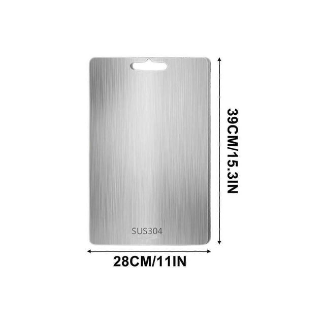 Titanium Cutting Board - Stainless Steel Cutting Board For Kitchen 304 Chopping Board Food-Grade For