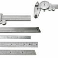 thumbnail image 3 of 6" Mechanical Dial Caliper Micrometer Measure Outside Inside Ruler Inspection, 3 of 4