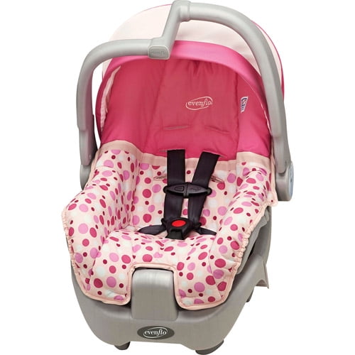 Evenflo Discovery 5 Infant Car Seat, Pink Confetti