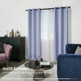 thumbnail image 4 of Deconovo Silver Printed Blackout Curtains - 2 Panels, Wave Dots Pattern, Grommet Top, 42"x45", Thermal Insulated Drapes for Bedroom & Living Room, Light Purple, 4 of 8