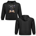 thumbnail image 2 of Sudadera con capucha unisex tendencia fantástica, estampado de libro mágico con aves y mariposas, cómoda y elegante para salidas informales, 2 of 5