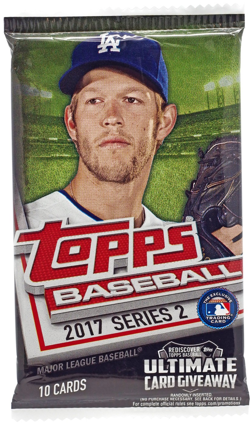 MLB Topps 2017 Series 2 Baseball Trading Card Pack (10 Cards)