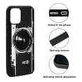 thumbnail image 2 of WIRESTER Shockproof Soft Rubber Cover Case for Apple iPhone 11 Pro Max 6.5" 2019, Retro Vintage Camera Zoom, 2 of 5