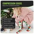 thumbnail image 6 of 6 Pairs Medical Sport Compression Socks - 15-20mmhg Graduated Knee-High Support for Men & Women, Ideal for Soccer, Running, and Nurses, 6 of 8