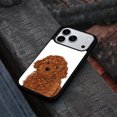thumbnail image 4 of WIRESTER Shockproof Soft Rubber Cover Case for Apple iPhone 17 Pro 6.3" 2025, Brown Toy Poodle Dog, 4 of 5