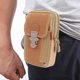thumbnail image 1 of Riñonera para hombre, riñonera multifuncional para teléfono, bolsa de lona con cremallera para acampar y cazar, 1 of 6