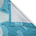 thumbnail image 3 of Ambesonne Ocean Kitchen Curtains, Sailing Boat on the Sea, 55"x39", Pale Blue Sky Blue, 3 of 3