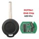 thumbnail image 3 of Car Key Remote ID46 PCF7941 433MHz 2 Button for, 3 of 5