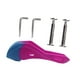 thumbnail image 4 of Bloque de freno de patinador de rodillo, piezas de patios en línea infantiles, freno portátil de skate en línea, patinador de rodillo -skate -stopper Rose rojo y azul, 4 of 9