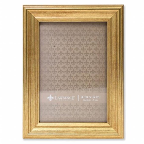 Lawrence Frames Sutter Burnished Picture Frame - Gold, 0.67 in.