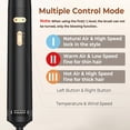 thumbnail image 5 of Rotating Hair Dryer Brush,3 in 1 Rotating Hot Air Brush with Detachable Brush(2" & 1.5"),3 Heats and 2 Speeds Rotating Hair Dryer Spinning for Curl,Straight, 5 of 7