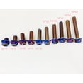 thumbnail image 3 of Tornillo hueco con brida hexagonal exterior de acero inoxidable 304 para reinstalación de accesorios de automóvil M4M5M6M8 titanio azul quemado dorado, 3 of 4