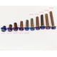 thumbnail image 4 of Tornillo hueco con brida hexagonal exterior de acero inoxidable 304 para reinstalación de accesorios de automóvil M4M5M6M8 titanio azul quemado dorado, 4 of 4