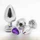 thumbnail image 1 of Tapón anal de metal con forma de corazón, grande, mediano y pequeño, juguetes sexuales alternativos, suministros para adultos, expansor anal para masturbación, 1 of 5