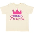 thumbnail image 3 of Inktastic Birthday Princess, Little Princess, Crown, Stars Girls Toddler T-Shirt, 3 of 5