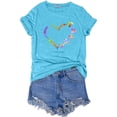 thumbnail image 1 of Puntoco Mujeres Casual Manga Corta Impresión Camiseta Suelta tops Blusa Puntoco Puntoco-5753, 1 of 3