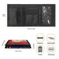 thumbnail image 6 of CHAQLIN Trifold Card Wallet with Watercolor Leopard, Elastic Polyester Thin Foldable Wallet for Kids School and Outdoor Activities, 6 of 7