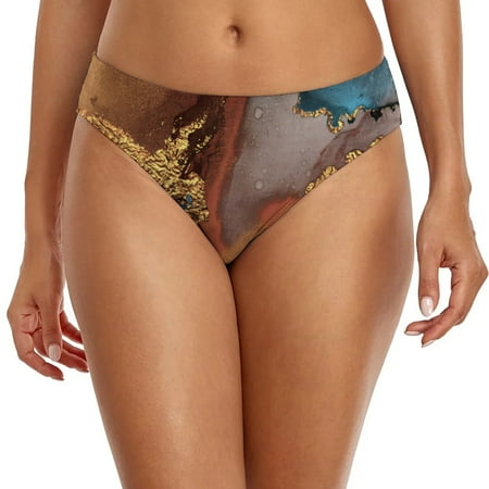 Women s Cheeky Bikini Bottom Women Twist Bikini Bottom Tummy Control Tankini Swimsuit Bathing Suit Bottoms for Women