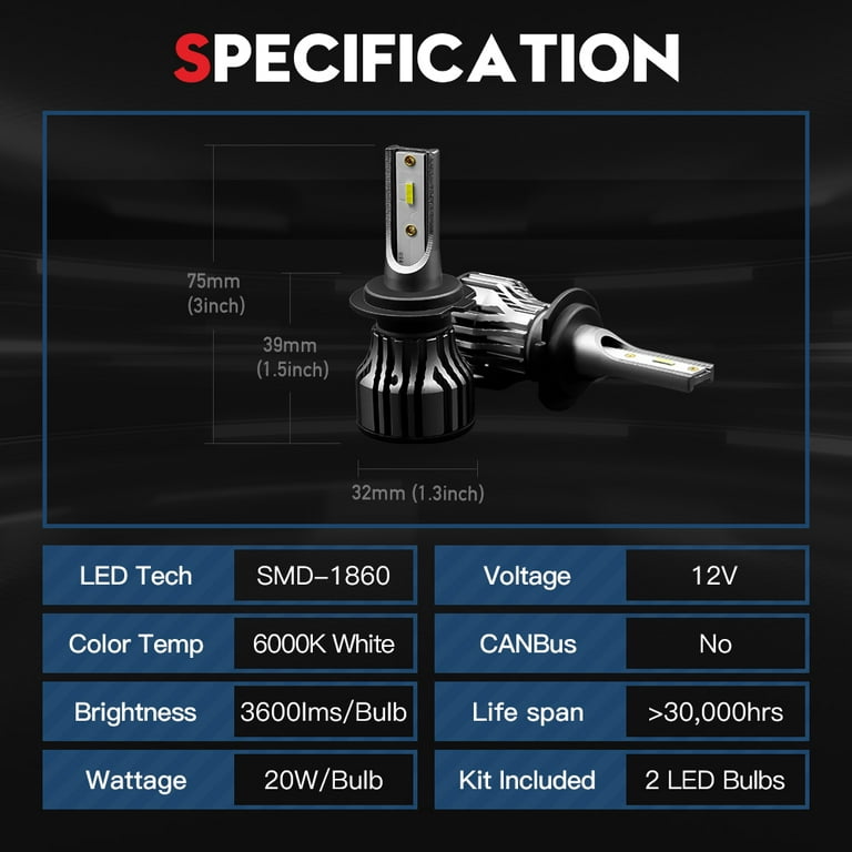 Low Beam H7 Led Conversion Kit The Best Picture Of Beam