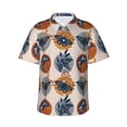 thumbnail image 1 of Balery Vintage Botanical Butterfly Art Camisas hawaianas de manga corta para hombre, camisas playeras de corte holgado, camisas de vacaciones con botones,XX-Large, 1 of 7