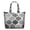 Abstract, variant on Butterflies and Flowers Print Travel Bag, Cute Pattern Weekender Duffel, Lightweight and Tote for Nature Lovers