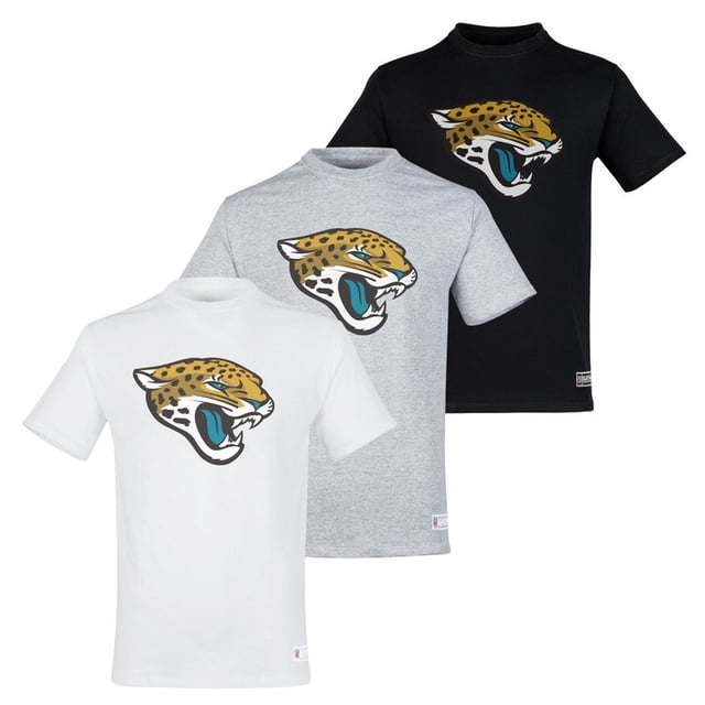 NFL Paquete de 3 Playeras Jacksonville Jaguars para Hombre, Talla Grande