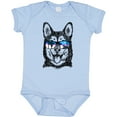 thumbnail image 3 of Inktastic Siberian Husky Sketch Portrait with Sunglasses Boys or Girls Baby Bodysuit, 3 of 5