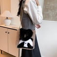 thumbnail image 4 of Bolso Mano Con Panda Peluche 24 Nuevos Estilos Cubo Peludo Lindo Que Cubre La Cara Gran Capacidad (marrón), 4 of 9