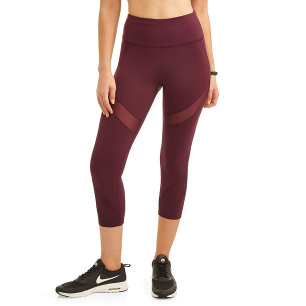 Avia Avia Women's High Rise Mesh Insert Premium Flex Tech Compression