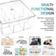 thumbnail image 3 of BESTYASH Caja Plástica Transparente Con Compartimentos Y Tapa Segura Para Almacenamiento Eficiente, 3 of 8