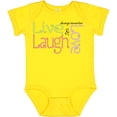thumbnail image 3 of Inktastic Live, Laugh, Love Boys Baby Bodysuit, 3 of 5