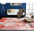thumbnail image 3 of SAFAVIEH Aston Calanthia Abstract Area Rug, Red/Gray, 9' x 12', 3 of 13