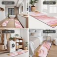 thumbnail image 5 of Pink Marble Gold Line Pattern Kitchen Rugs Sets Of 3,Kitchen Runner Rugs Non Skid Washable,Decorative Kitchen Floor Mats for Kitchen,Sink,Laundry,17"x30"+ 17"x47" + 17"x59", 5 of 6