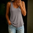 thumbnail image 3 of Vrorvz Quick Dry Shirts for Womens Sleeveless Crew Neck Tank Tops Summer Gym Workout Athletic Yoga Tshirts, 3 of 5